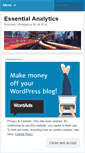 Mobile Screenshot of essentialanalytics.wordpress.com