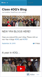 Mobile Screenshot of class40q.wordpress.com