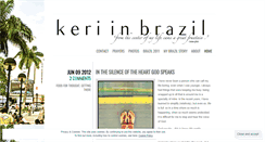 Desktop Screenshot of keriinbrazil.wordpress.com