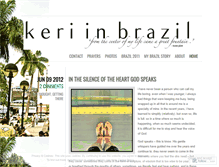 Tablet Screenshot of keriinbrazil.wordpress.com