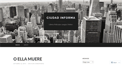 Desktop Screenshot of ciudadinfo.wordpress.com