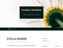 Tablet Screenshot of ciudadinfo.wordpress.com