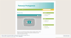 Desktop Screenshot of famosasportuguesas.wordpress.com
