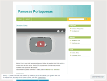 Tablet Screenshot of famosasportuguesas.wordpress.com