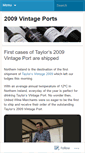 Mobile Screenshot of 2009vintageport.wordpress.com