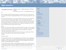 Tablet Screenshot of flightsimulato.wordpress.com