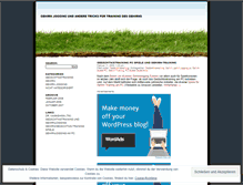 Tablet Screenshot of gehirnjogging.wordpress.com