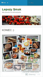 Mobile Screenshot of lepszysmak.wordpress.com