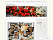 Tablet Screenshot of lepszysmak.wordpress.com