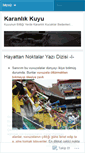 Mobile Screenshot of karanlikkuyum.wordpress.com