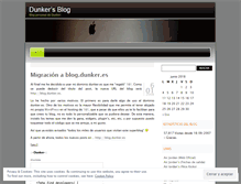 Tablet Screenshot of dunkerblog.wordpress.com