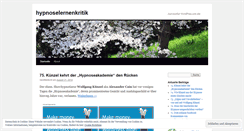 Desktop Screenshot of hypnoselernenkritik.wordpress.com