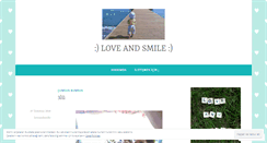 Desktop Screenshot of loveandsmile.wordpress.com