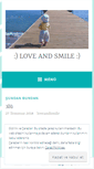 Mobile Screenshot of loveandsmile.wordpress.com