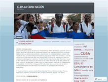 Tablet Screenshot of cubalagrannacion.wordpress.com