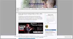 Desktop Screenshot of mygrandmasue.wordpress.com