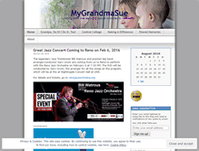 Tablet Screenshot of mygrandmasue.wordpress.com
