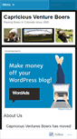 Mobile Screenshot of caprivenboers.wordpress.com