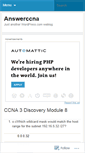 Mobile Screenshot of answerccna.wordpress.com