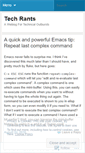 Mobile Screenshot of mytechrants.wordpress.com