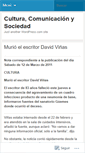 Mobile Screenshot of culturacomunicacionsociedad.wordpress.com