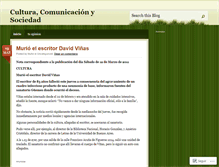 Tablet Screenshot of culturacomunicacionsociedad.wordpress.com