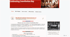 Desktop Screenshot of constitutiondaycontest.wordpress.com