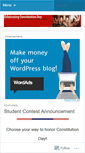 Mobile Screenshot of constitutiondaycontest.wordpress.com