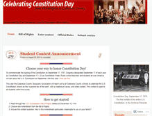 Tablet Screenshot of constitutiondaycontest.wordpress.com