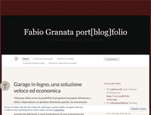 Tablet Screenshot of fabiogranata.wordpress.com