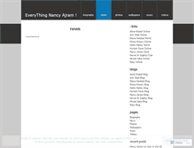 Tablet Screenshot of nancyajram.wordpress.com