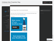 Tablet Screenshot of childressklein.wordpress.com