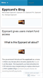 Mobile Screenshot of eppicard.wordpress.com