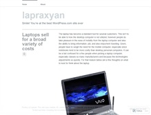 Tablet Screenshot of lapraxyan.wordpress.com