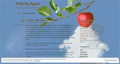 Desktop Screenshot of plukdeappel.wordpress.com