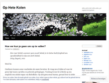 Tablet Screenshot of ophetekolen.wordpress.com