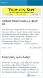 Mobile Screenshot of caldwellpromiseskept.wordpress.com