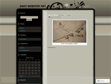 Tablet Screenshot of garywebsterstudio.wordpress.com