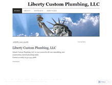 Tablet Screenshot of libertycustomplumbing.wordpress.com