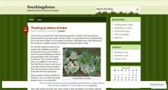 Desktop Screenshot of fourkingdoms.wordpress.com