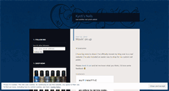 Desktop Screenshot of kyotisnails.wordpress.com