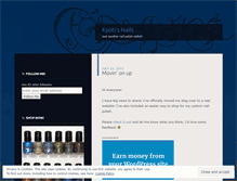 Tablet Screenshot of kyotisnails.wordpress.com