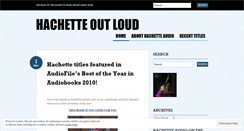 Desktop Screenshot of hachetteaudio.wordpress.com