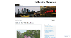 Desktop Screenshot of catherinesherman.wordpress.com