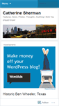Mobile Screenshot of catherinesherman.wordpress.com