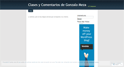 Desktop Screenshot of gonzalomeza.wordpress.com