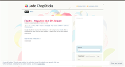 Desktop Screenshot of jadechopsticks.wordpress.com