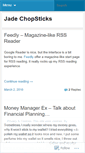 Mobile Screenshot of jadechopsticks.wordpress.com