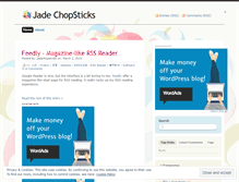 Tablet Screenshot of jadechopsticks.wordpress.com