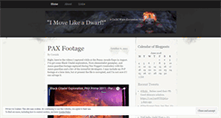 Desktop Screenshot of imovelikeadwarf.wordpress.com
